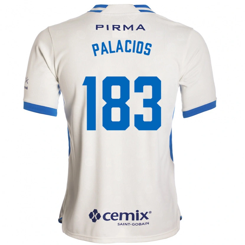 Danxen Dames Kelvin Palacios #183 Wit Blauw Rood Uitshirt Uittenue 2026/27 T-Shirt België