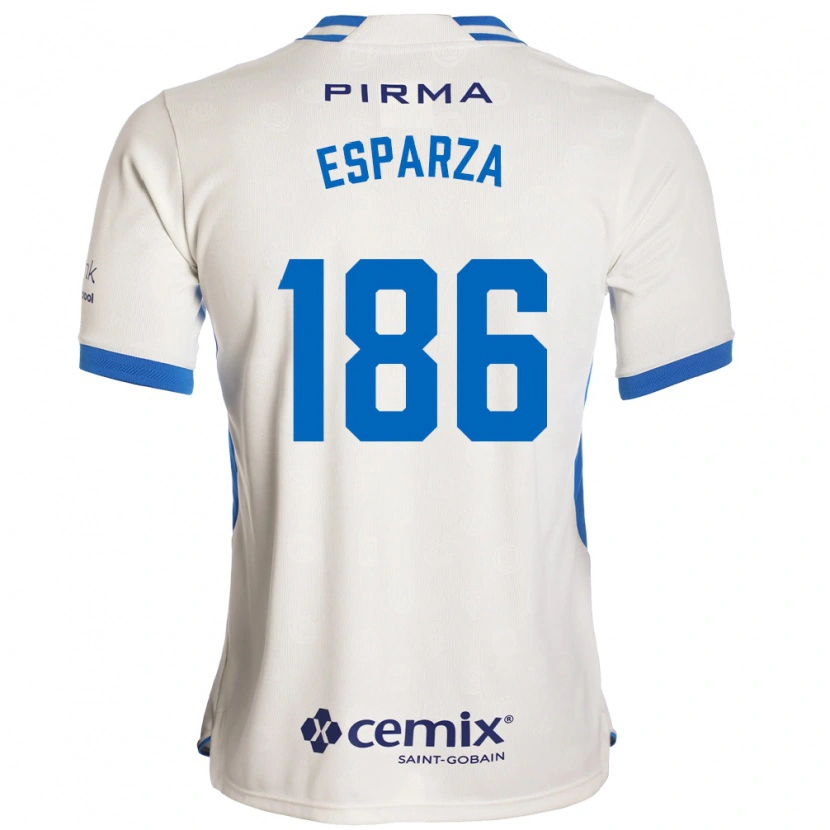 Danxen Dames Rogelio Esparza #186 Wit Blauw Rood Uitshirt Uittenue 2026/27 T-Shirt België