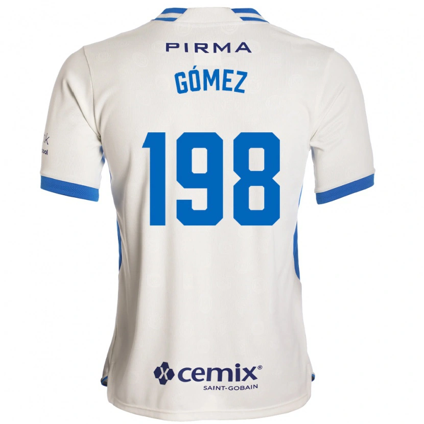 Danxen Dames Luiszael Gómez #198 Wit Blauw Rood Uitshirt Uittenue 2026/27 T-Shirt België