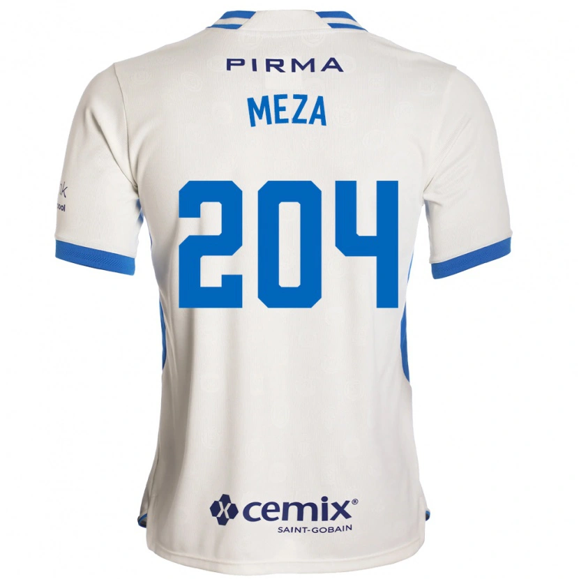 Danxen Dames Jonathan Meza #204 Wit Blauw Rood Uitshirt Uittenue 2026/27 T-Shirt België