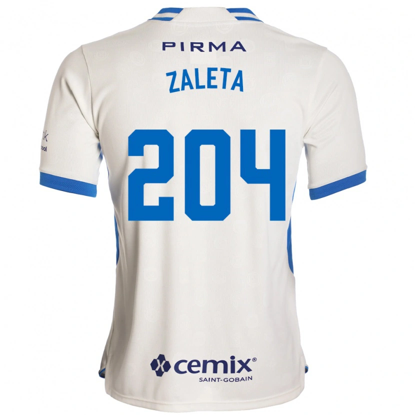 Danxen Dames Mauro Zaleta #204 Wit Blauw Rood Uitshirt Uittenue 2026/27 T-Shirt België