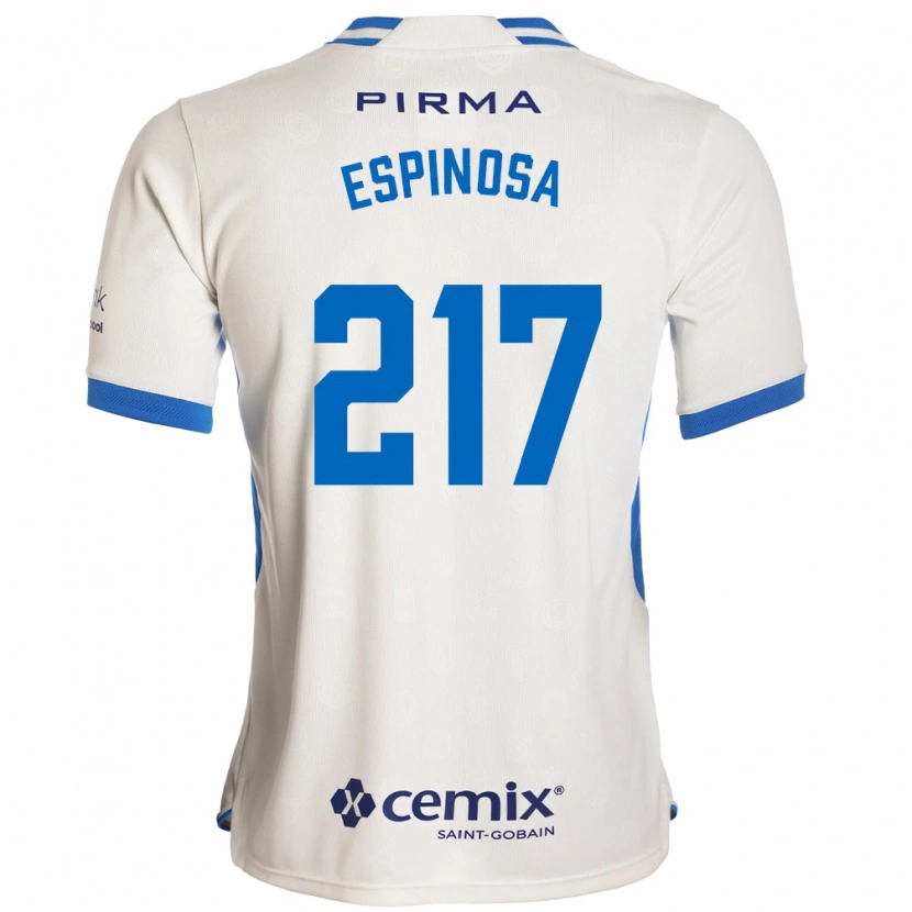 Danxen Dames Samuel Espinosa #217 Wit Blauw Rood Uitshirt Uittenue 2026/27 T-Shirt België