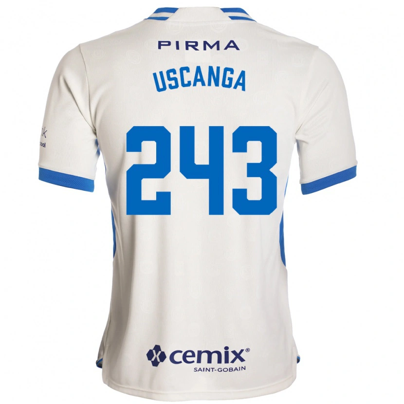 Danxen Dames Rubén Uscanga #243 Wit Blauw Rood Uitshirt Uittenue 2026/27 T-Shirt België