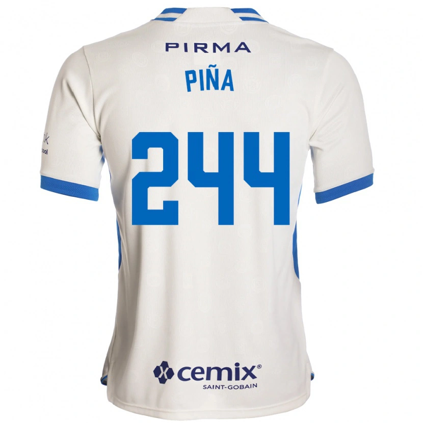 Danxen Dames Oscar Piña #244 Wit Blauw Rood Uitshirt Uittenue 2026/27 T-Shirt België
