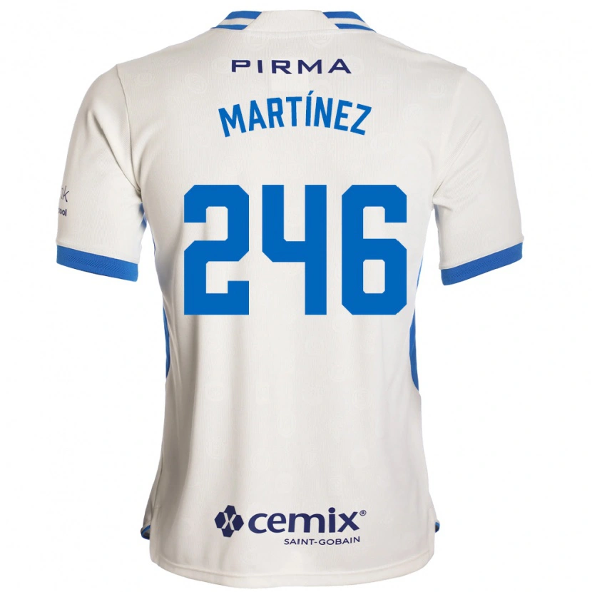 Danxen Dames Rey Martínez #246 Wit Blauw Rood Uitshirt Uittenue 2026/27 T-Shirt België