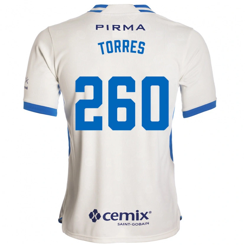 Danxen Dames Raúl Torres #260 Wit Blauw Rood Uitshirt Uittenue 2026/27 T-Shirt België