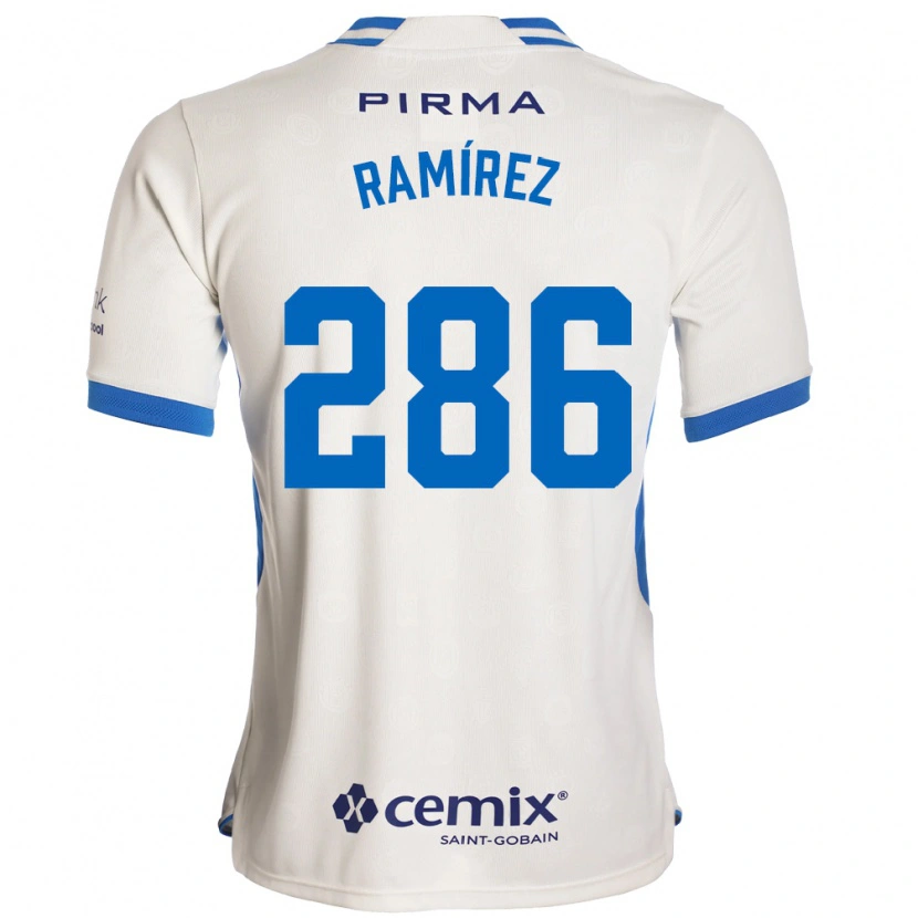 Danxen Dames Mauricio Ramírez #286 Wit Blauw Rood Uitshirt Uittenue 2026/27 T-Shirt België