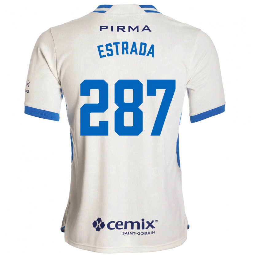 Danxen Dames Hernán Estrada #287 Wit Blauw Rood Uitshirt Uittenue 2026/27 T-Shirt België