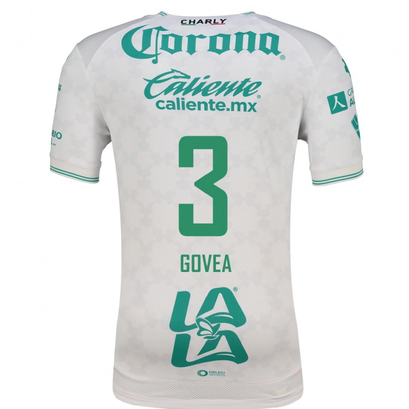 Danxen Dames Ismael Govea #3 Lichtgroen Wit Uitshirt Uittenue 2026/27 T-Shirt België