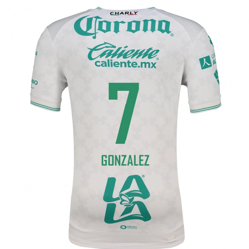 Danxen Dames Diego González #7 Lichtgroen Wit Uitshirt Uittenue 2026/27 T-Shirt België