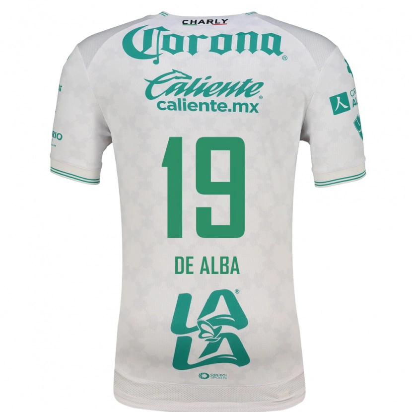 Danxen Dames Luisa De Alba #19 Lichtgroen Wit Uitshirt Uittenue 2026/27 T-Shirt België