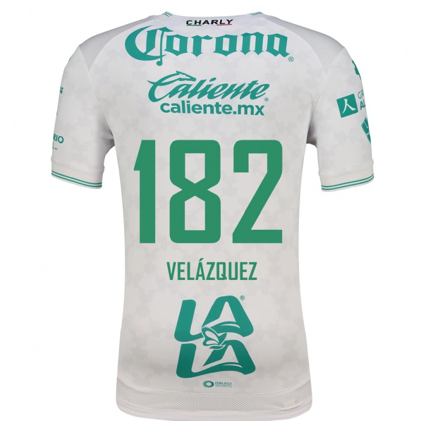 Danxen Dames Matías Velázquez #182 Lichtgroen Wit Uitshirt Uittenue 2026/27 T-Shirt België