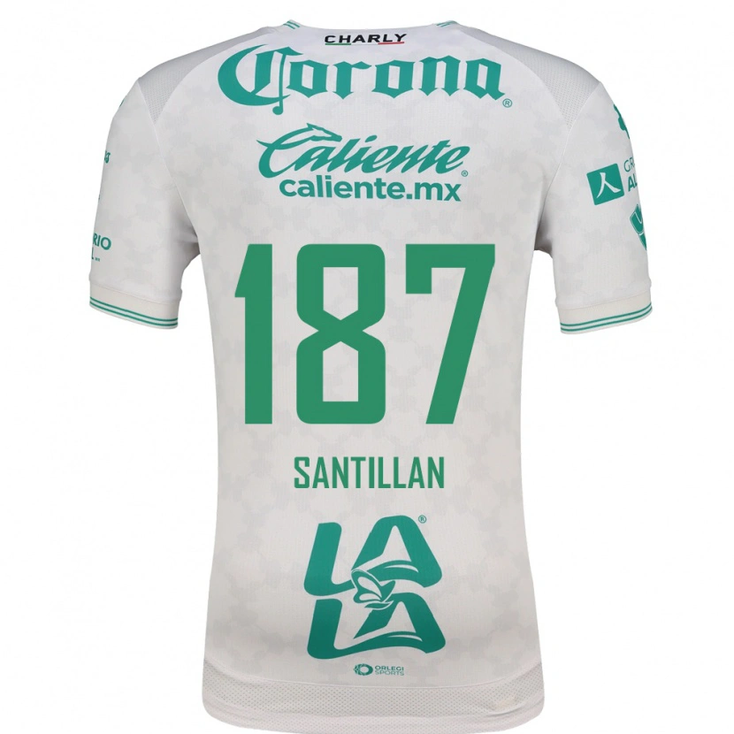 Danxen Dames Emilio Santillán #187 Lichtgroen Wit Uitshirt Uittenue 2026/27 T-Shirt België