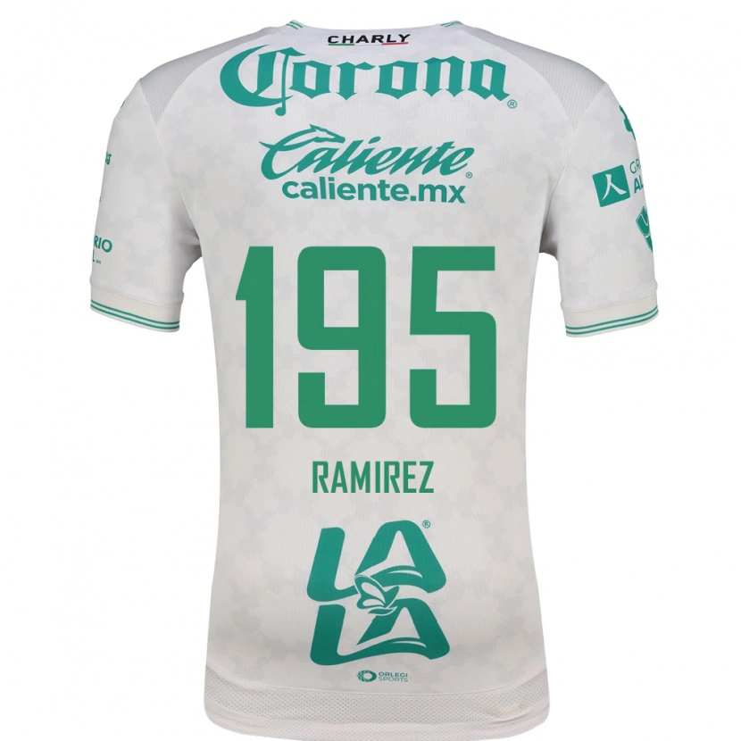 Danxen Dames Jesús Ramírez #195 Lichtgroen Wit Uitshirt Uittenue 2026/27 T-Shirt België