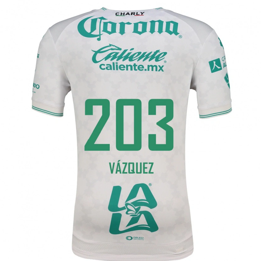 Danxen Dames Ángel Vázquez #203 Lichtgroen Wit Uitshirt Uittenue 2026/27 T-Shirt België