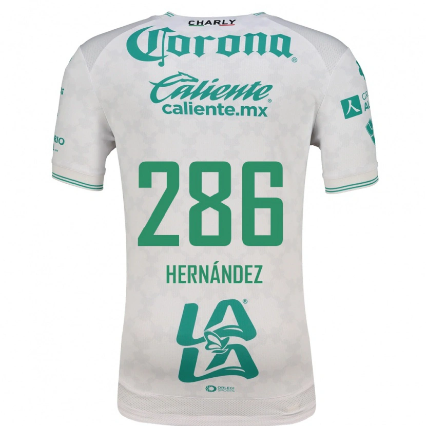 Danxen Dames Diego Hernández #286 Lichtgroen Wit Uitshirt Uittenue 2026/27 T-Shirt België