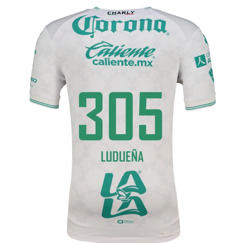 Danxen Dames Daniel Ludueña #305 Lichtgroen Wit Uitshirt Uittenue 2026/27 T-Shirt België