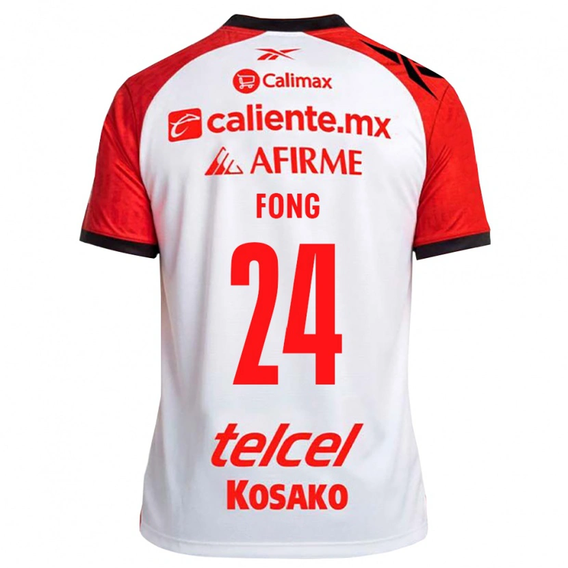 Danxen Dames Michel Fong #24 Wit Zwart Rood Uitshirt Uittenue 2026/27 T-Shirt België