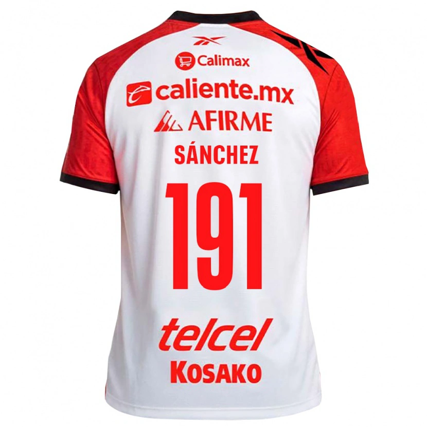 Danxen Dames Diego Sánchez #191 Wit Zwart Rood Uitshirt Uittenue 2026/27 T-Shirt België