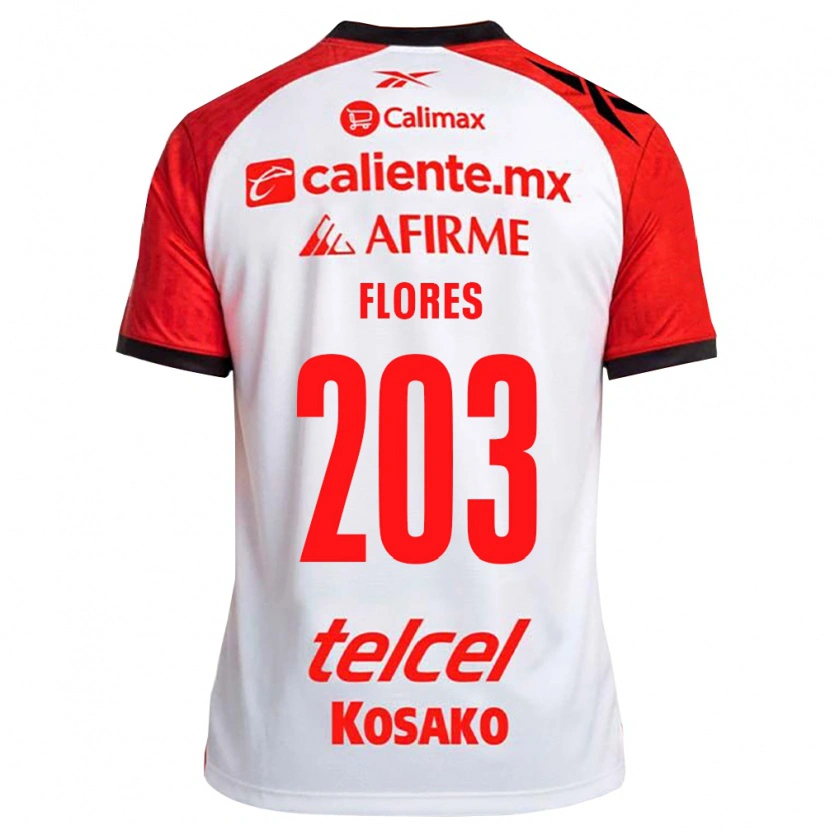 Danxen Dames José Flores #203 Wit Zwart Rood Uitshirt Uittenue 2026/27 T-Shirt België