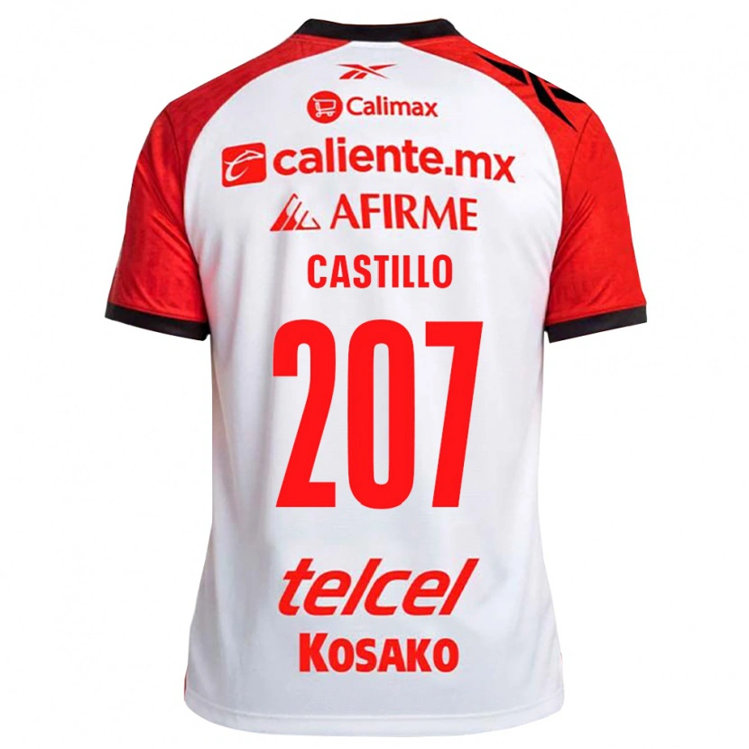 Danxen Dames Alberto Castillo #207 Wit Zwart Rood Uitshirt Uittenue 2026/27 T-Shirt België