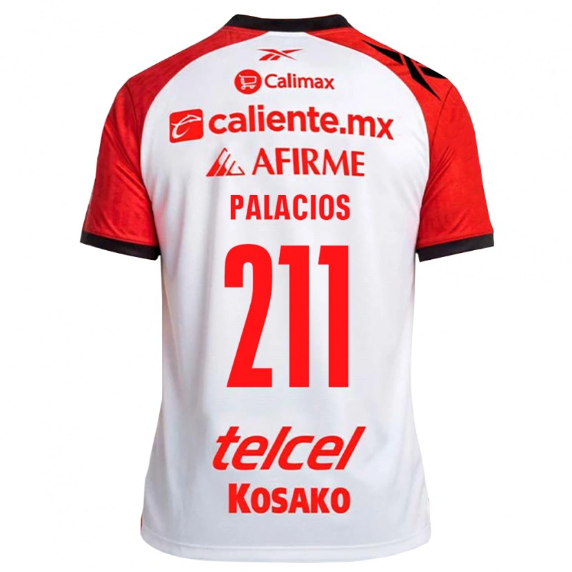 Danxen Dames Brian Palacios #211 Wit Zwart Rood Uitshirt Uittenue 2026/27 T-Shirt België