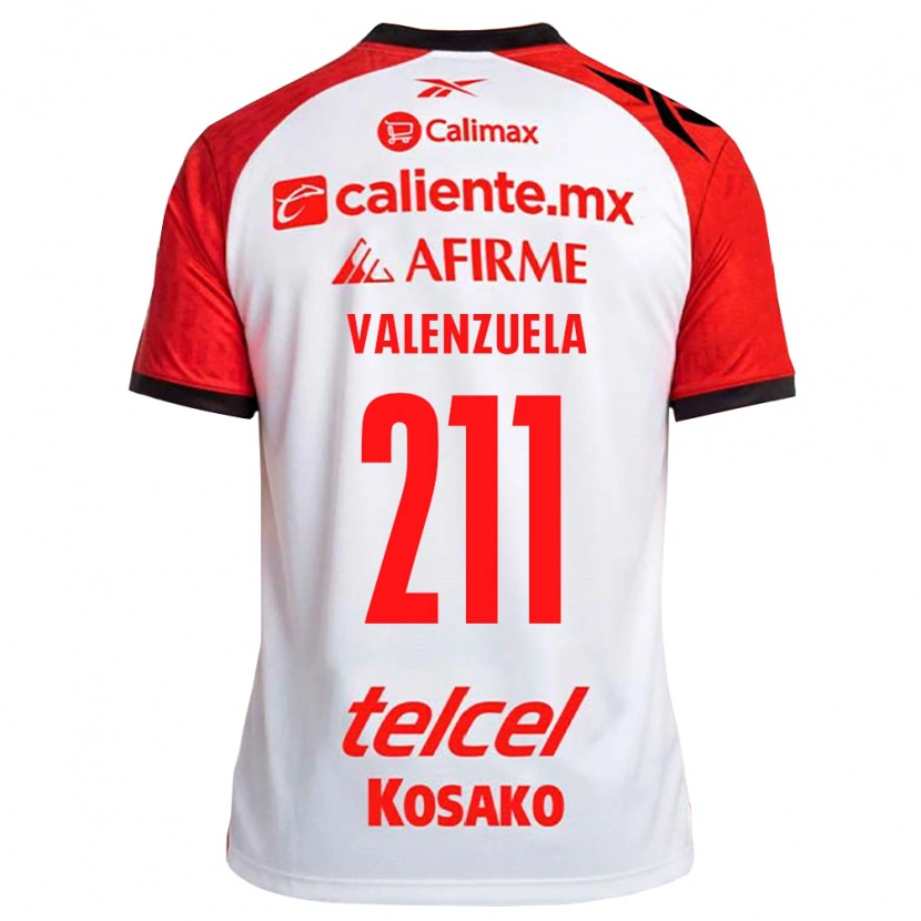 Danxen Dames Aldieri Valenzuela #211 Wit Zwart Rood Uitshirt Uittenue 2026/27 T-Shirt België