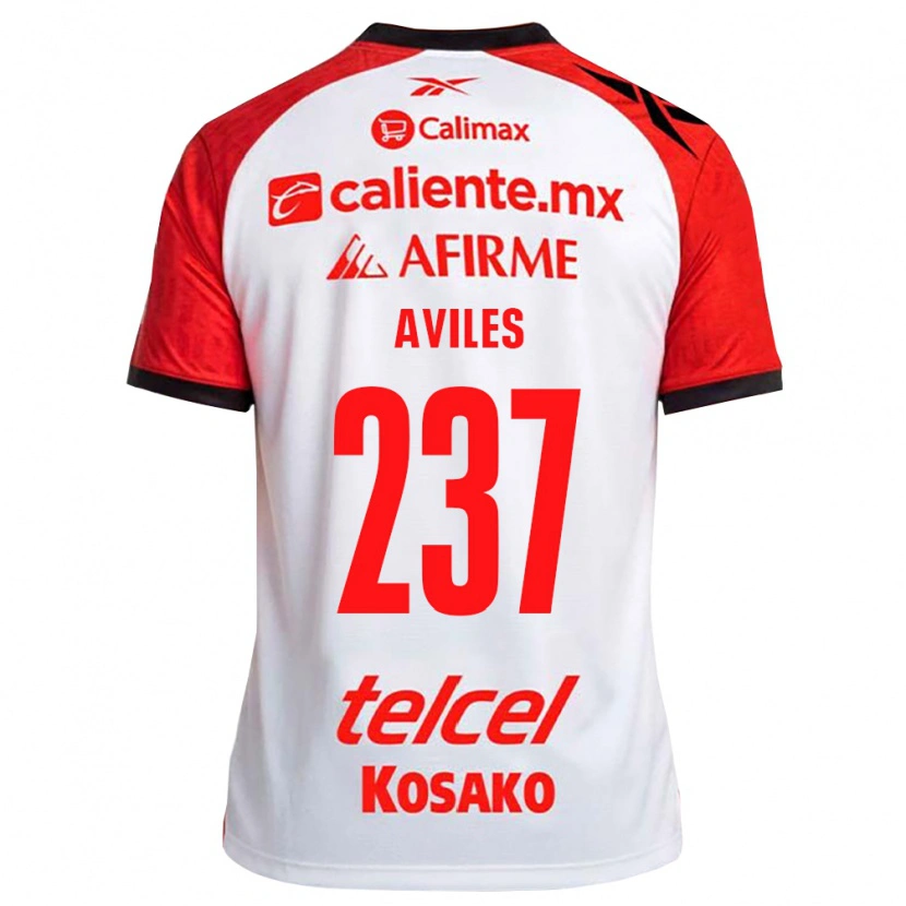 Danxen Dames Emiliano Áviles #237 Wit Zwart Rood Uitshirt Uittenue 2026/27 T-Shirt België