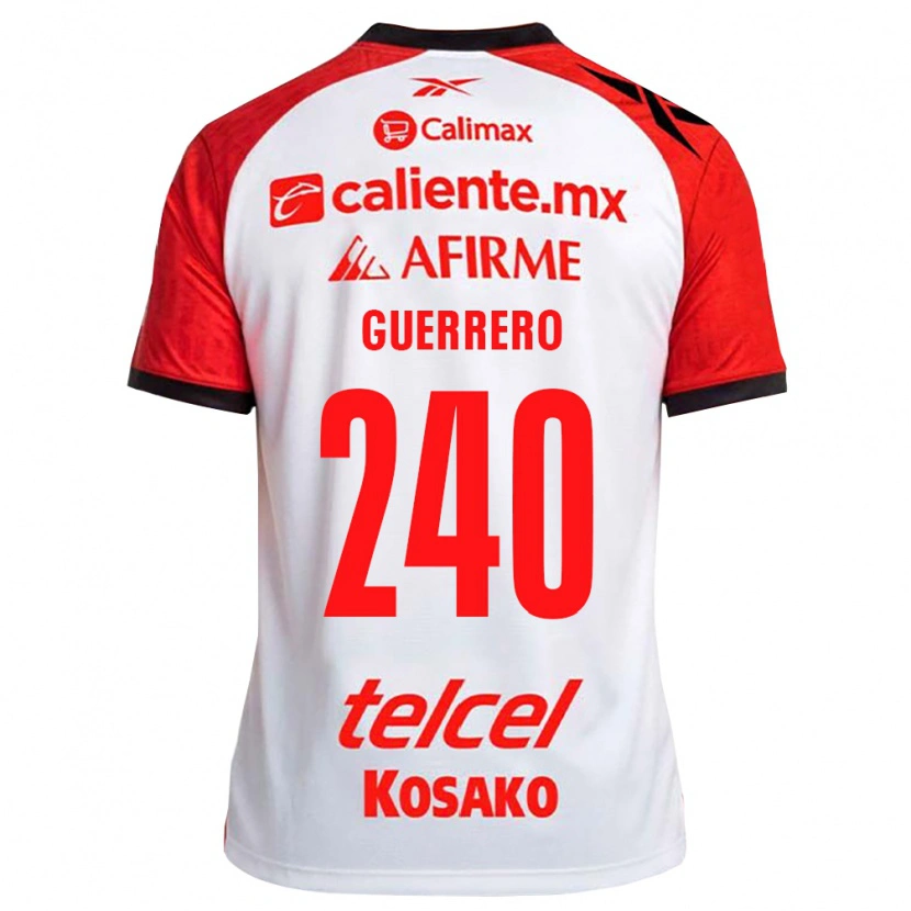 Danxen Dames Román Guerrero #240 Wit Zwart Rood Uitshirt Uittenue 2026/27 T-Shirt België