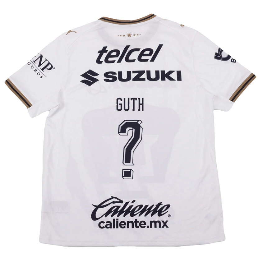 Danxen Dames Tiago Guth #0 Wit Zwart Bruin Uitshirt Uittenue 2026/27 T-Shirt België