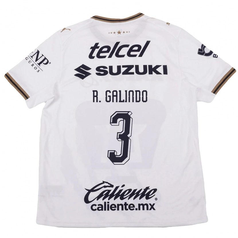 Danxen Dames José Galindo #3 Wit Zwart Bruin Uitshirt Uittenue 2026/27 T-Shirt België