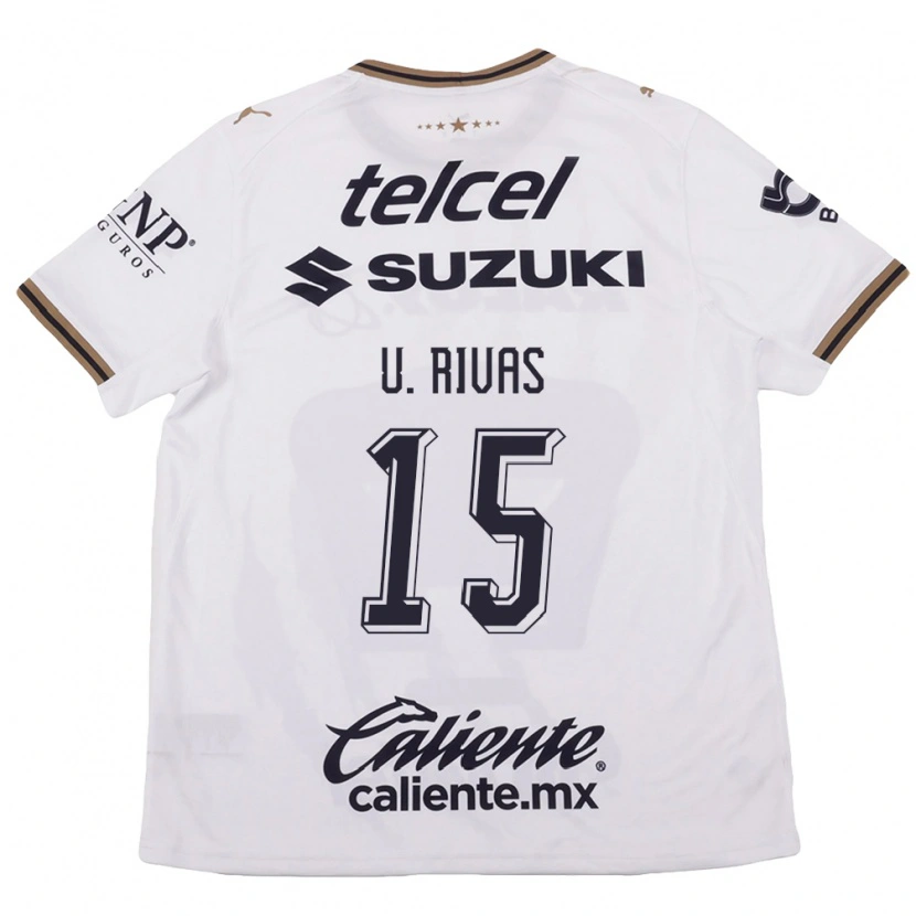 Danxen Dames Ulises Rivas #15 Wit Zwart Bruin Uitshirt Uittenue 2026/27 T-Shirt België