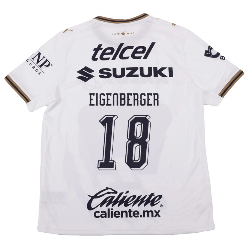 Danxen Dames Chandra Eigenberger #18 Wit Zwart Bruin Uitshirt Uittenue 2026/27 T-Shirt België