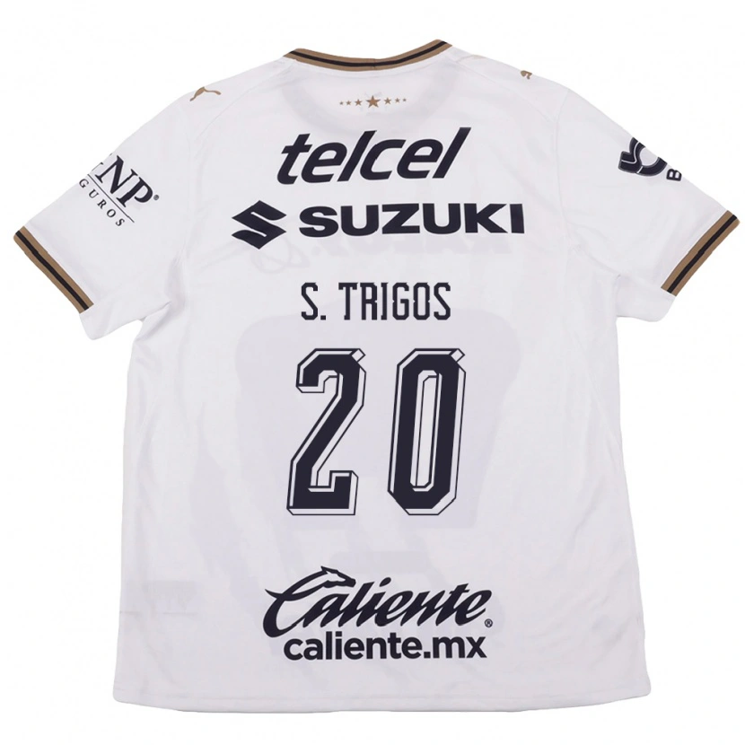 Danxen Dames Santiago Trigos #20 Wit Zwart Bruin Uitshirt Uittenue 2026/27 T-Shirt België