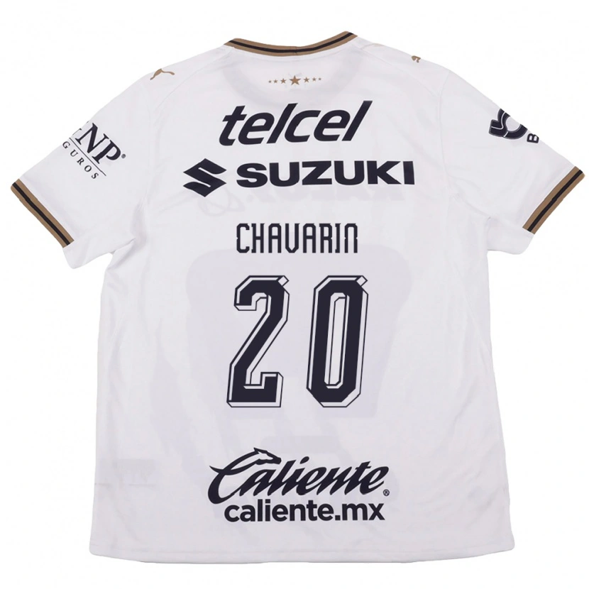 Danxen Dames Aerial Chavarin #20 Wit Zwart Bruin Uitshirt Uittenue 2026/27 T-Shirt België