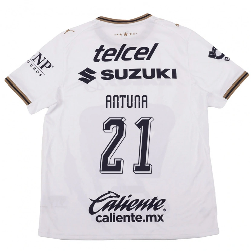 Danxen Dames Uriel Antuna #21 Wit Zwart Bruin Uitshirt Uittenue 2026/27 T-Shirt België