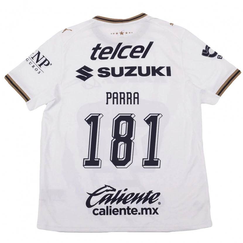 Danxen Dames Rodrigo Parra #181 Wit Zwart Bruin Uitshirt Uittenue 2026/27 T-Shirt België