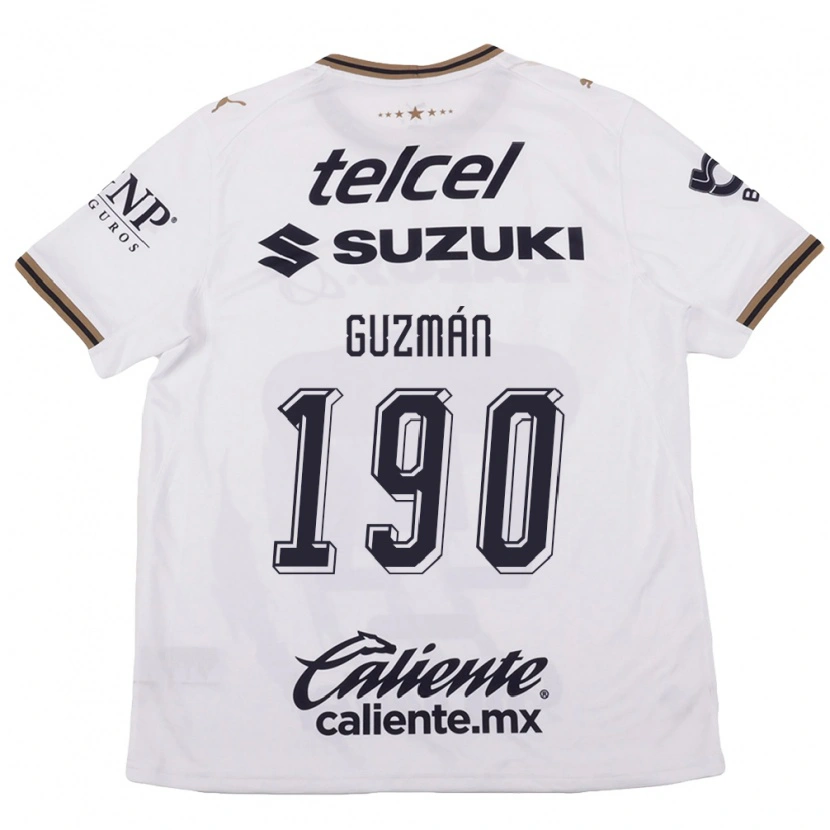 Danxen Dames Héctor Guzmán #190 Wit Zwart Bruin Uitshirt Uittenue 2026/27 T-Shirt België