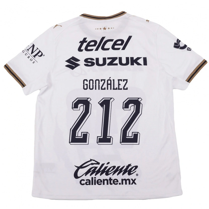 Danxen Dames José González #212 Wit Zwart Bruin Uitshirt Uittenue 2026/27 T-Shirt België