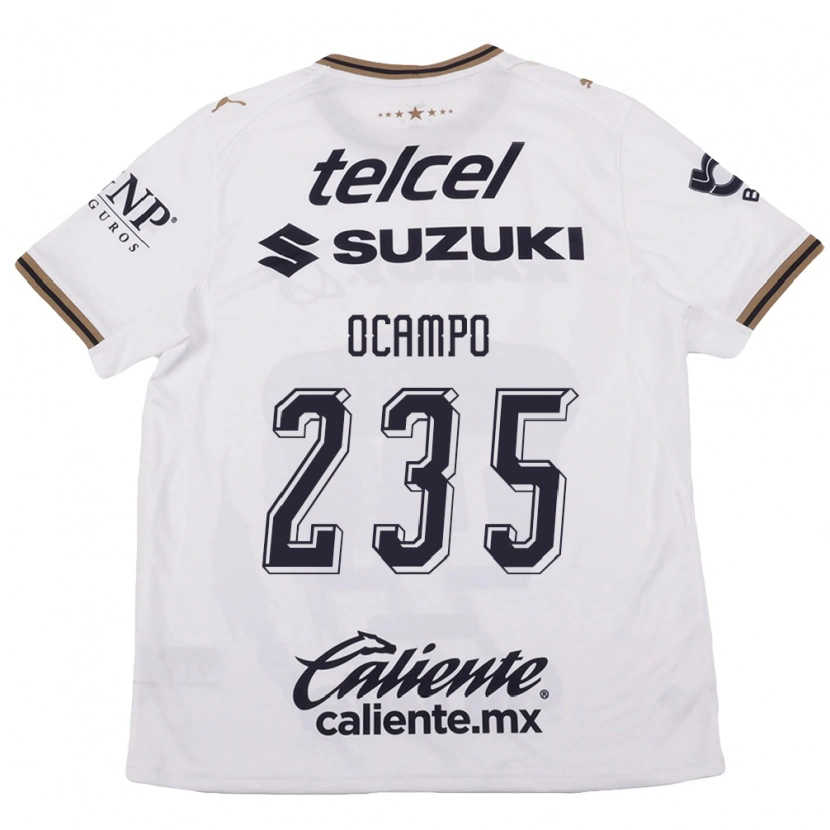 Danxen Dames Johan Ocampo #235 Wit Zwart Bruin Uitshirt Uittenue 2026/27 T-Shirt België