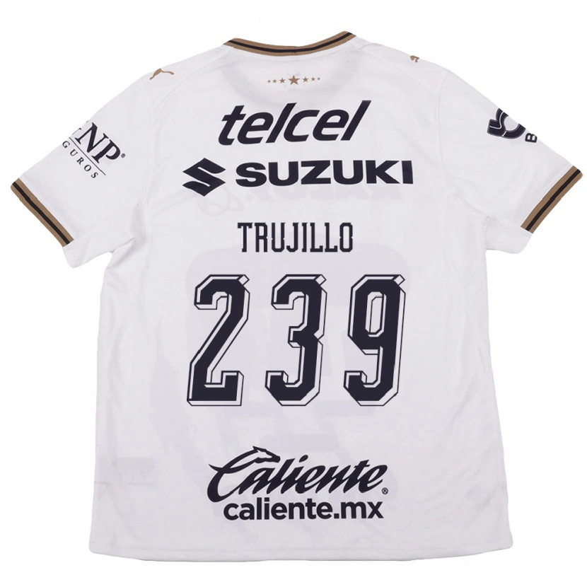 Danxen Dames Axel Trujillo #239 Wit Zwart Bruin Uitshirt Uittenue 2026/27 T-Shirt België