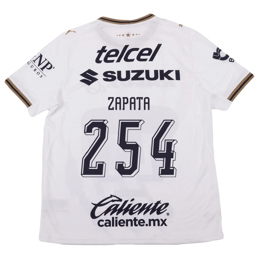 Danxen Dames Jan Zapata #254 Wit Zwart Bruin Uitshirt Uittenue 2026/27 T-Shirt België