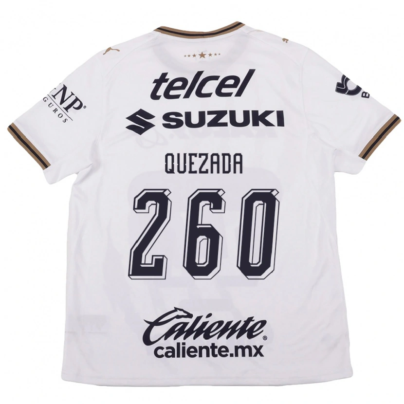 Danxen Dames Héctor Quezada #260 Wit Zwart Bruin Uitshirt Uittenue 2026/27 T-Shirt België