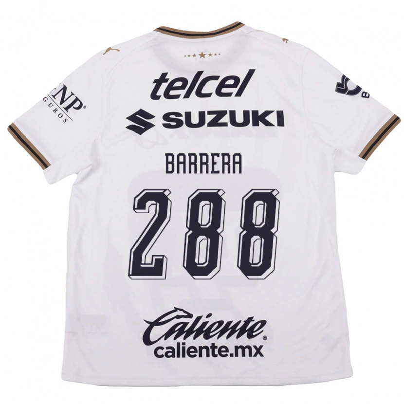 Danxen Dames Diego Barrera #288 Wit Zwart Bruin Uitshirt Uittenue 2026/27 T-Shirt België