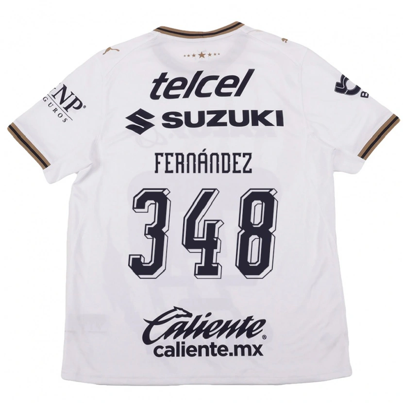 Danxen Dames Yerik Fernández #348 Wit Zwart Bruin Uitshirt Uittenue 2026/27 T-Shirt België