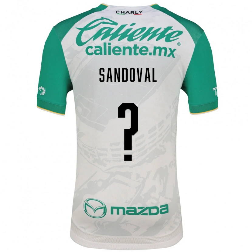 Danxen Dames Axel Sandoval #0 Lichtgroen Wit Uitshirt Uittenue 2026/27 T-Shirt België