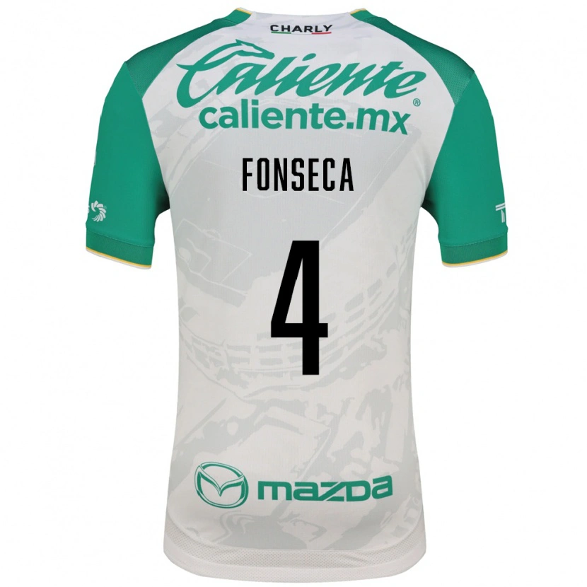 Danxen Dames Nicolás Fonseca #4 Lichtgroen Wit Uitshirt Uittenue 2026/27 T-Shirt België