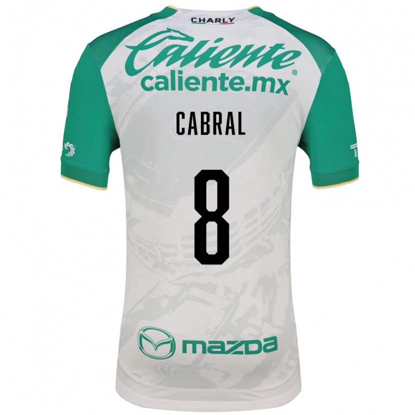 Danxen Dames Luciano Cabral #8 Lichtgroen Wit Uitshirt Uittenue 2026/27 T-Shirt België