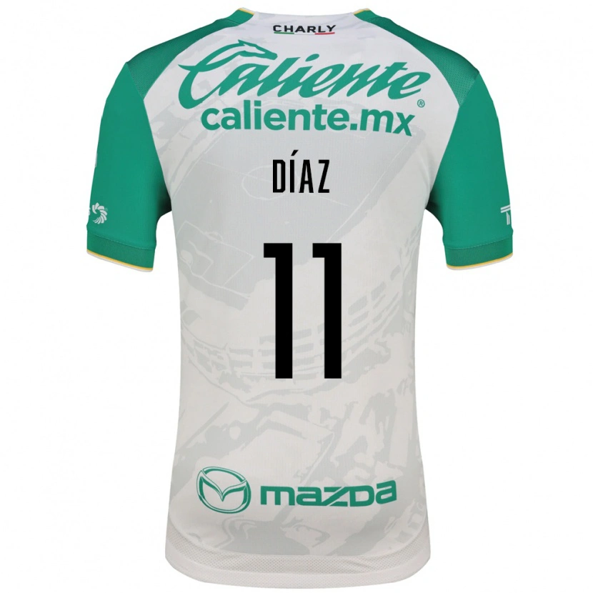 Danxen Dames Ismael Díaz #11 Lichtgroen Wit Uitshirt Uittenue 2026/27 T-Shirt België