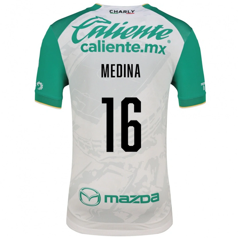 Danxen Dames Alan Medina #16 Lichtgroen Wit Uitshirt Uittenue 2026/27 T-Shirt België